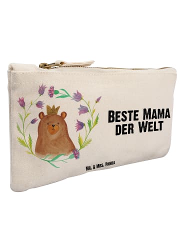 Mr. & Mrs. Panda Schminktasche Bär Königin mit Spruch in Weiß