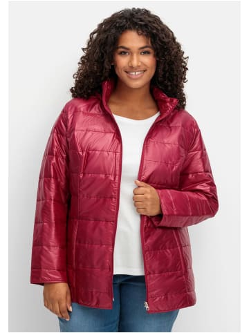 sheego Steppjacke in bordeaux