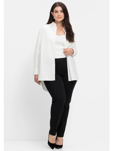 sheego Schlupfhose in schwarz