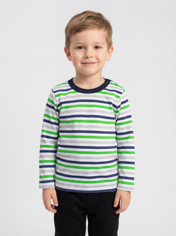 TupTam Baby Jungen Langarmshirt 5er Set in blau/grau