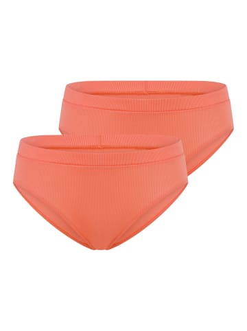 Schiesser Rioslip Feinripp - Pure Rib in pfirsich