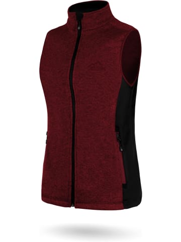 Normani Outdoor Sports Damen Strickweste Kashechewan in Rot