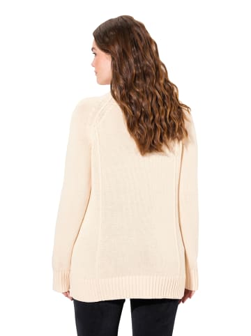 Ulla Popken Pullover in perlweiß