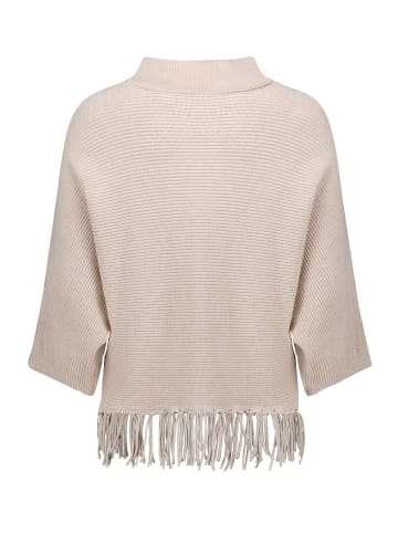 Betty Barclay Strickpullover mit Fledermausärmeln in Light Beige Melange