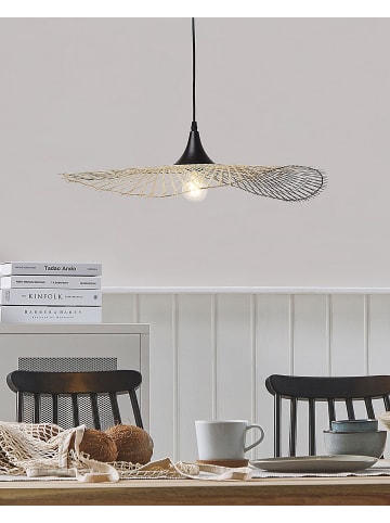 Beliani Pendelleuchten FLOYD in Braun/Schwarz - (W) 62 x (H) 128 x (L) 62 cm