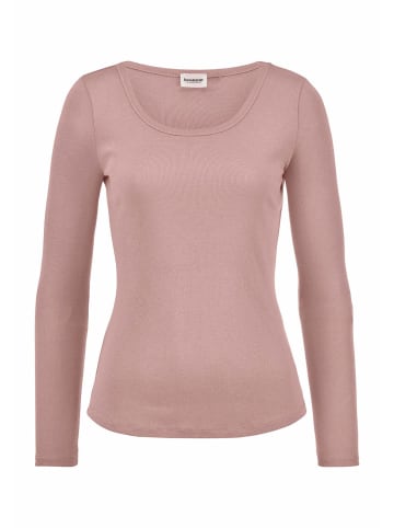 Hessnatur Softrib Longsleeve in rosé