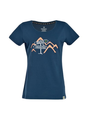 Gipfelglück Freizeitshirt Dalia in Navy