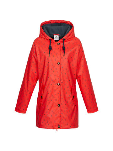 DEPROC Active Regenjacke Friesennerz HALIFAX ANCHOR  in Rot