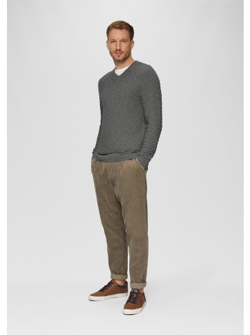 s.Oliver Strickpullover langarm in Grau