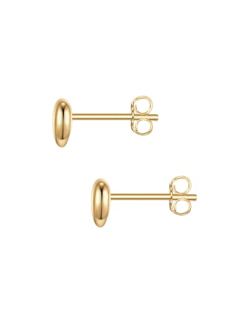 Glanzstücke München Ohrringe Herz aus Sterling Silber in gelbgold