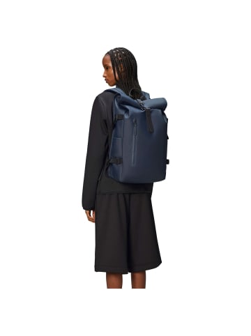 RAINS Rolltop - Rucksack L 16" 52 cm (blur) in navy