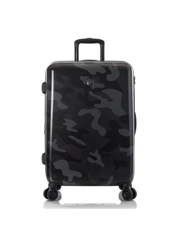 Heys Black Camo 4 Rollen Trolley M 66 cm mit Dehnfalte in camo