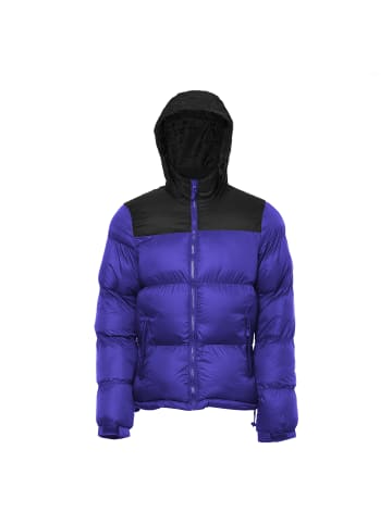 VINAJA Men Wattierte Steppjacke in Kobalt Schwarz
