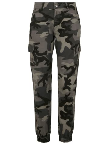 Urban Classics Cargo High Waist Camo Cargo Pants comfort/relaxed in Mehrfarbig