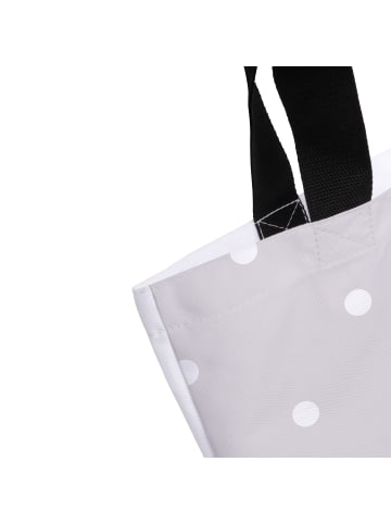 Mr. & Mrs. Panda Schultertasche Otter Umarmen mit Spruch in Grau Pastell