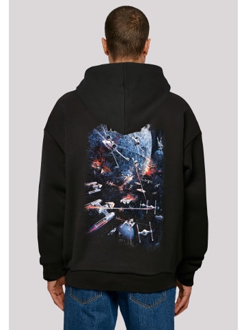 F4NT4STIC Ultra Heavy Hoodie Star Wars Space Fight in schwarz
