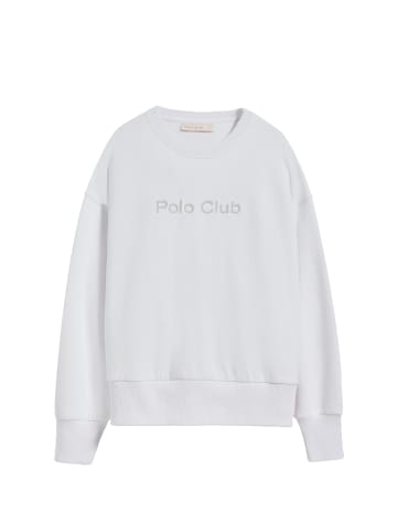 Polo Club Sweatshirt in Weiß