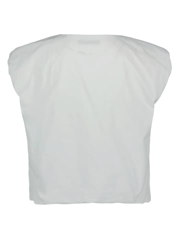 Zero  Blusenshirt. mit Rundhalsausschnitt in Brilliant White