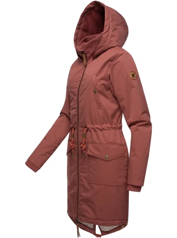 ragwear Wintermantel Crescend in Terracotta