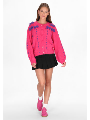 myMo Cardigan in fuchsia