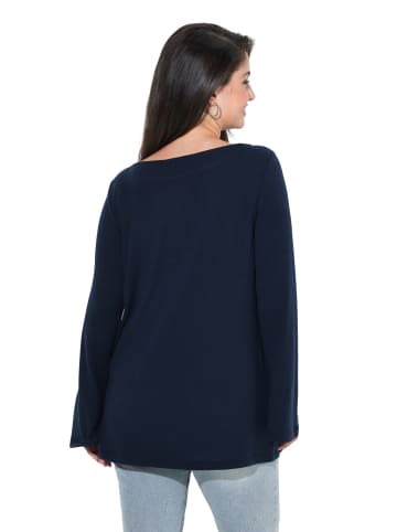 Ulla Popken Langarmshirt in marine