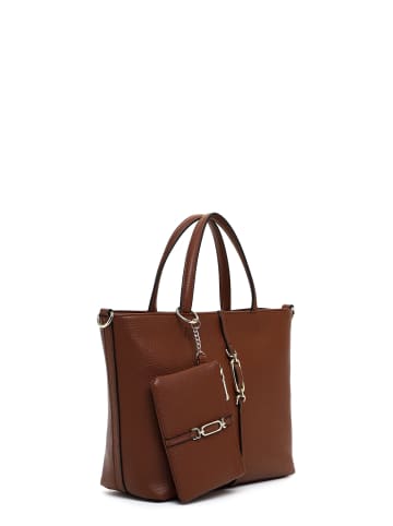 EMILY & NOAH Shopper E&N Lewe in cognac