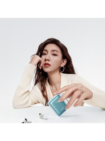 Joyroom JR-PBF27 10000mAh 22.5W Powerbank mit Kabeln Blau