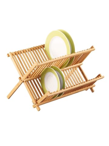 Zeller Tellerabtropfständer, Bamboo in Braun, (B) 35 x (H) 25 x (L) 42 cm