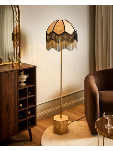 Beliani Stehleuchten UMGUZA in /Schwarz - (W) 42 x (H) 150 x (L) 42 cm