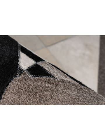 Kayoom Fellteppich – Lavin 425 in schwarz - multi - rechteckig
