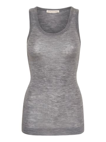 Seamless Basic Top Isa in Grey Melange