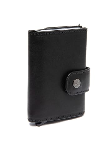 The Chesterfield Brand Varrano Geldbörse RFID Schutz Leder 7 cm in black