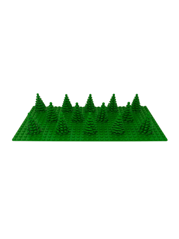 LEGO Kleiner Baum Tanne Fichte Grün 2435 10x Teile - ab 3 Jahren in green