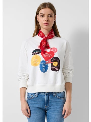 QS Sweatshirt in 02D0_creme