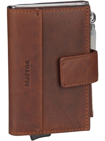 Maître Kreditkartenetui Birkenfeld C-Four E-Cage SV8 in Cognac