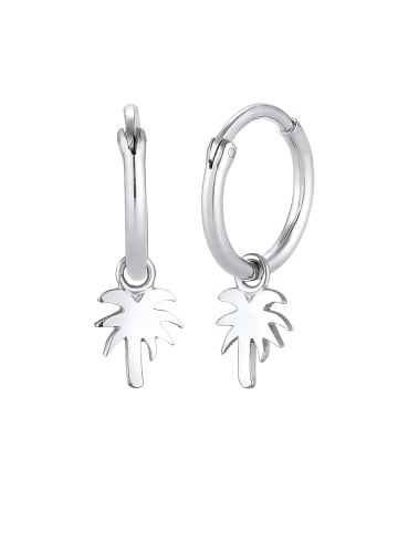 Elli Ohrringe 925 Sterling Silber Palme in Silber
