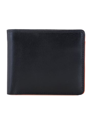 MYWALIT Geldbörse RFID Leder 11 cm in black/orange