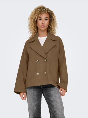 ONLY Jacke in Cocoa Créme