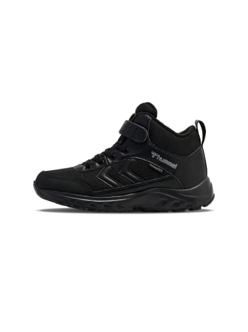 Hummel Klettverschluss Stiefel Root Tex Draußen Kinder in BLACK/BLACK