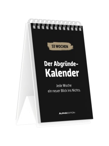 TeNeues Calendars & Stationery Kalender - Der Abgründe-Kalender. Jede Woche ein neuer Blick ins Nichts.