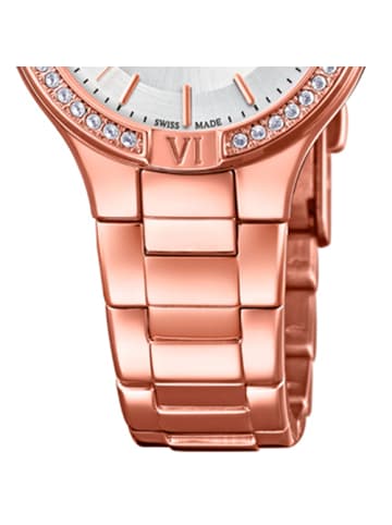 Candino Analog-Armbanduhr Candino Casual roségold, silber mittel (ca. 31mm)