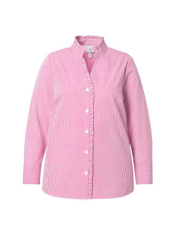 Ulla Popken Trachtenbluse in dunkles malve