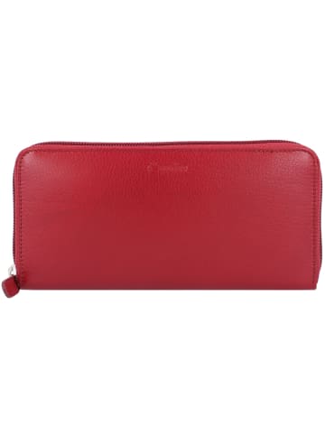 Esquire New Line Geldbörse RFID Leder 19 cm in rot