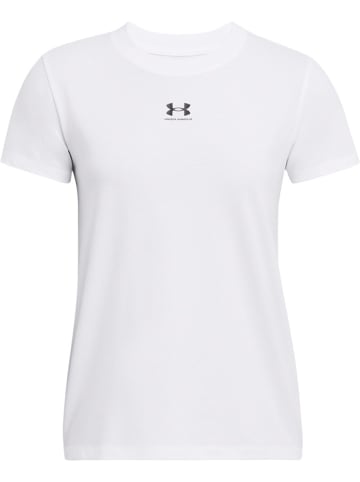 Under Armour T-Shirt "Ua Rival Core Ss" in Weiß