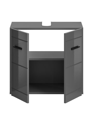 ebuy24 Waschbeckenunterschrank Soft Grau 60 x 34 cm