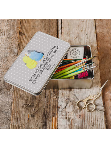 Mr. & Mrs. Panda Dose Wellensittich Liebe mit Spruch in Grau Pastell