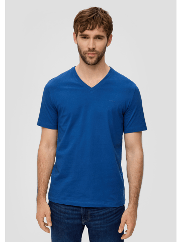 S. Oliver T-Shirt kurzarm in Blau