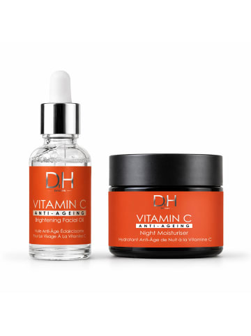 Dr H 2-tlg. Set: Nachtcreme mit Vitamin C & Gesichtsöl