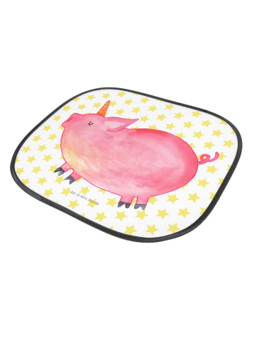 Mr. & Mrs. Panda Sonnenschutz Fürs Auto Einhorn Schwein ohne Spruch in Weiß