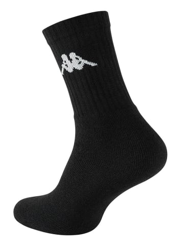 Kappa Sportsocken, Tennissocken 6 Paar in schwarz